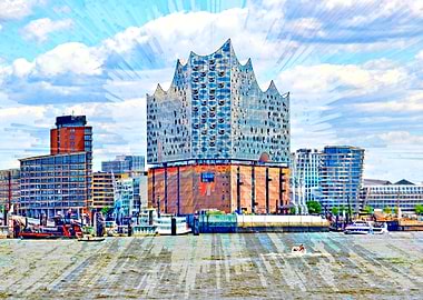 Elbe philharmonic hall