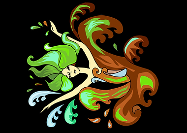 beautiful dancing angel