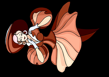 beautiful dancing angel