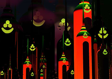 Midnight Red Hot Silos