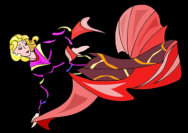 beautiful dancing angel