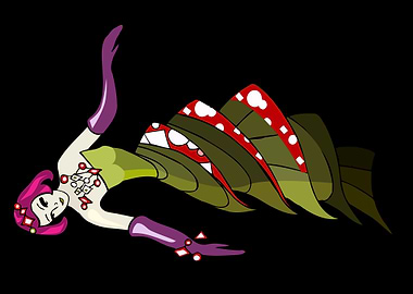 beautiful dancing angel