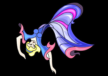 beautiful dancing angel