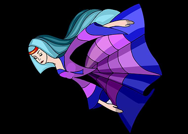 beautiful dancing angel