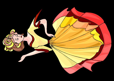 beautiful dancing angel