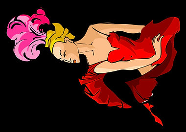 beautiful dancing angel