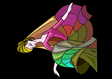 beautiful dancing angel