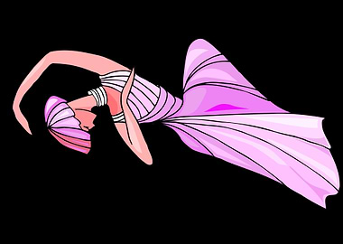 beautiful dancing angel