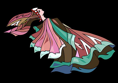 beautiful dancing angel