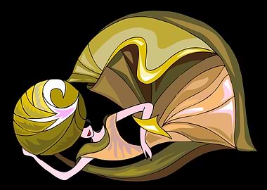 beautiful dancing angel