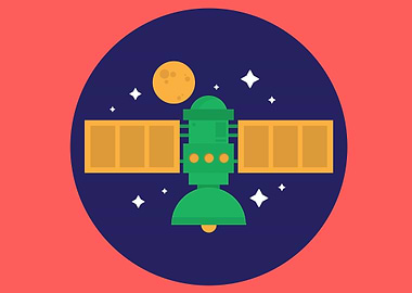 satellite in the galaxy