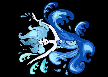 beautiful dancing angel