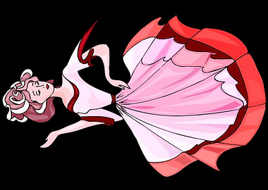 beautiful dancing angel