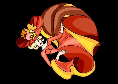 beautiful dancing angel