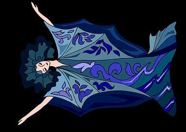 beautiful dancing angel