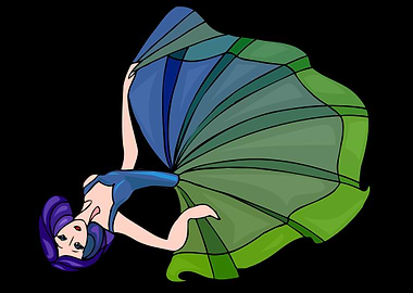 beautiful dancing angel