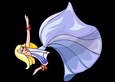 beautiful dancing angel