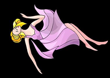 beautiful dancing angel