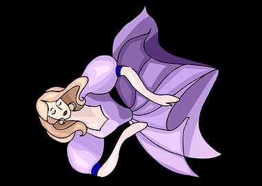 beautiful dancing angel