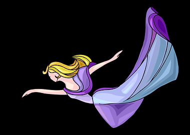 beautiful dancing angel