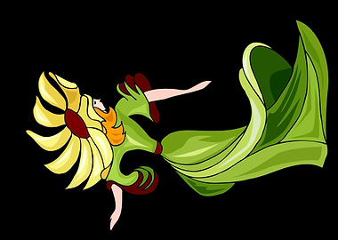 beautiful dancing angel