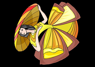 beautiful dancing angel