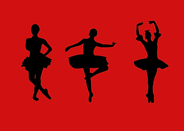 art of a dancing women