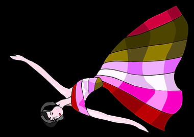 beautiful dancing angel