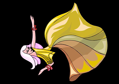 beautiful dancing angel