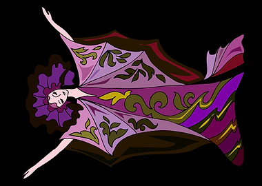 beautiful dancing angel