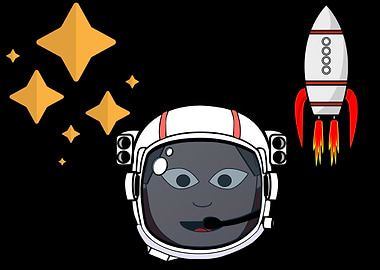 astronaut in the space