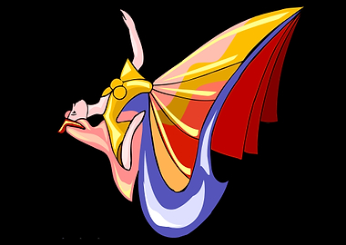 beautiful dancing angel