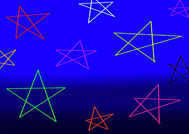 colourful stars