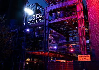 Vorsicht Kranbetrieb