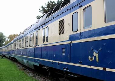 Lost Places Blue Train