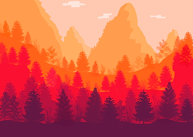 Colorful nature background