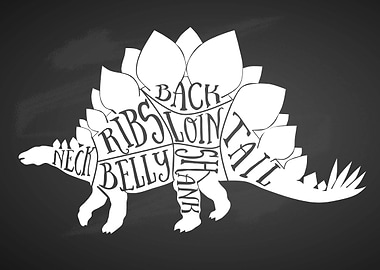 stegosaurus butcher cut