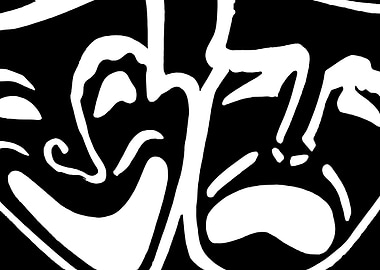 Comedy and Tragedy Masks