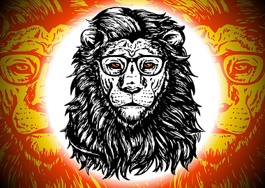 Sunset Lion
