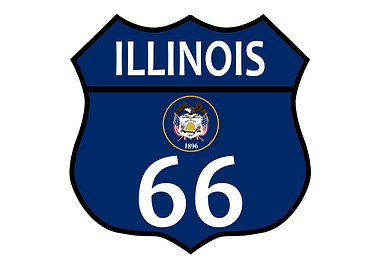 Route 66 Illinois Sign