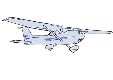 air plane drawing
