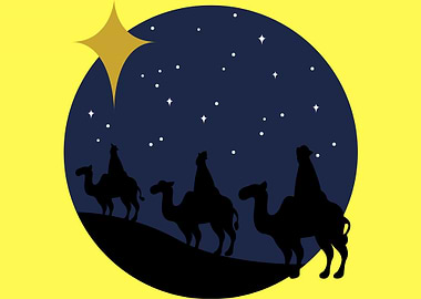 landscape view at night