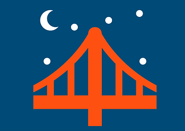 landscape view at night