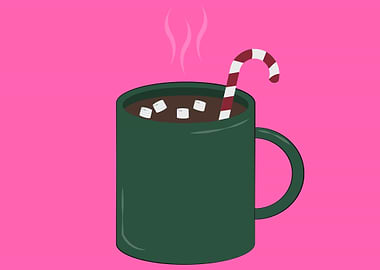 hot chocolate on cup