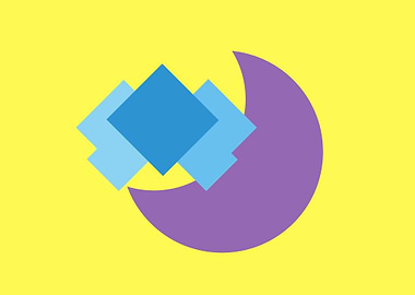 cute moon with cloud