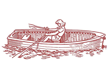 vintage art of ship boat