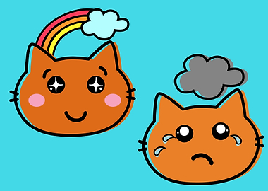 cute and funny cat art