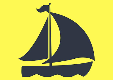 vintage art of ship boat