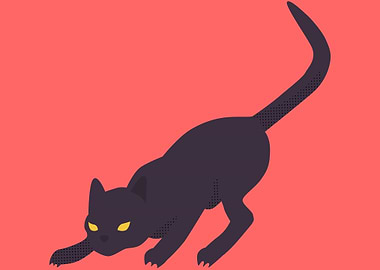 cute and funny cat art