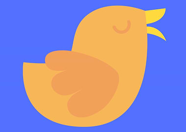 cute drawing of a bird